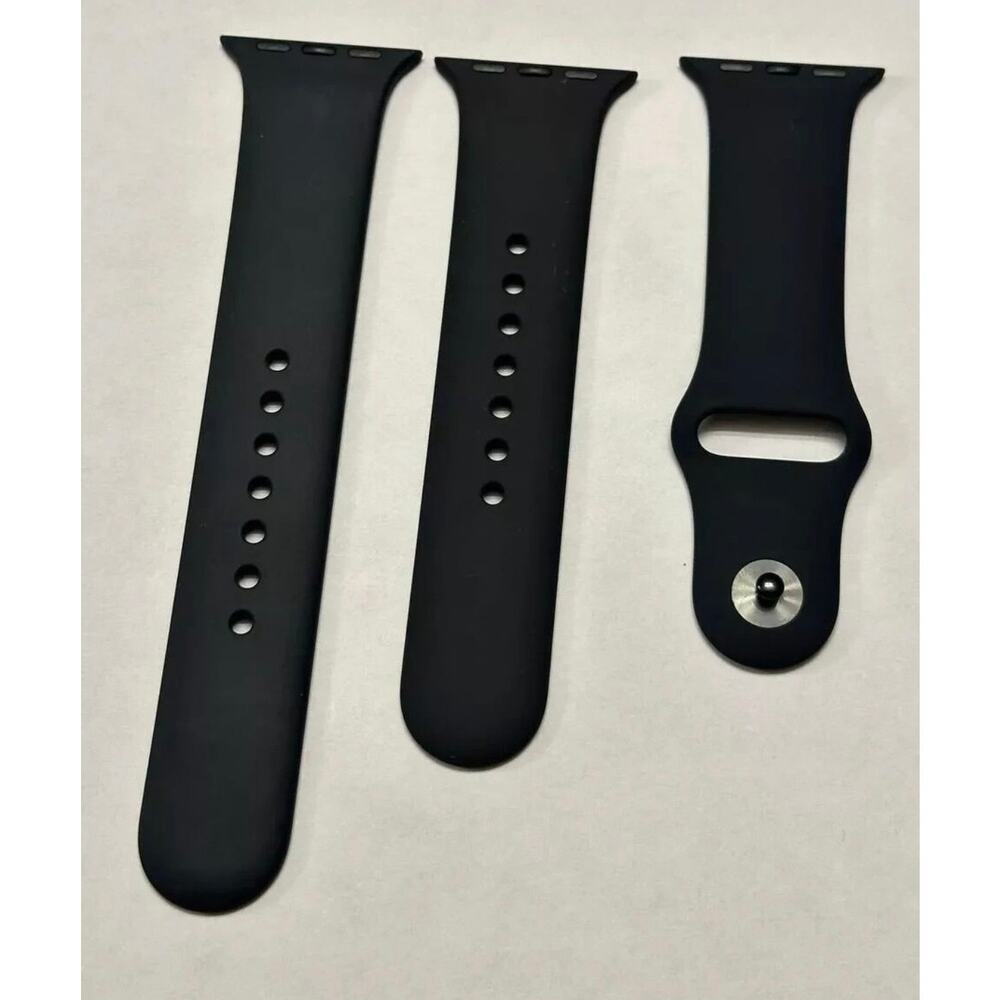 Genuine Apple Brand Apple Watch Rubber Bands Color Black 38mm